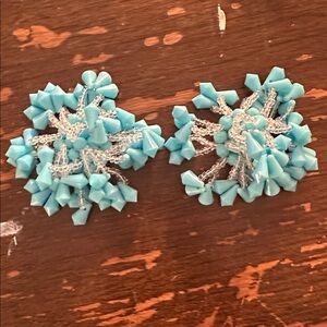 1960’s Beaded Shoe Clips Made In Hong Kong